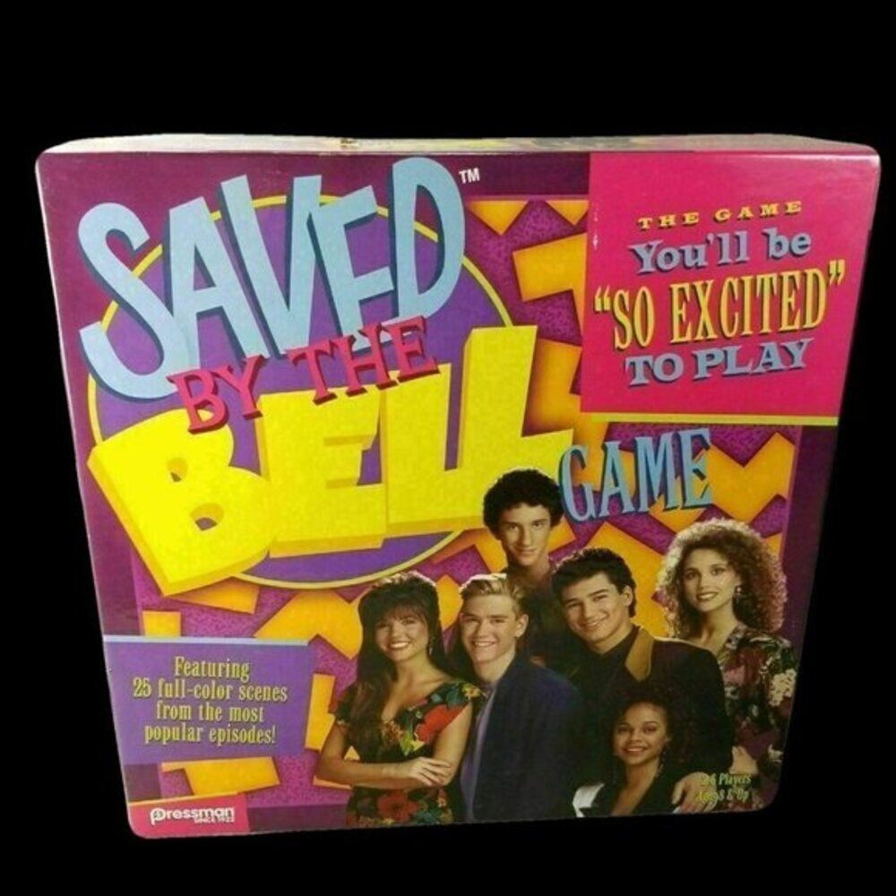 Saved By The Bell Board Game Zack Kelly Slater Screech Pressman‎ 2017 New Sealed